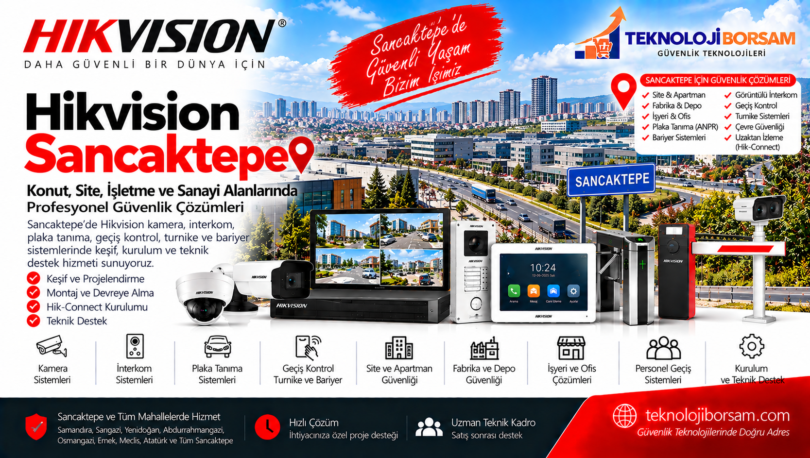 Hikvision Sancaktepe | Kamera ve Güvenlik Sistemleri